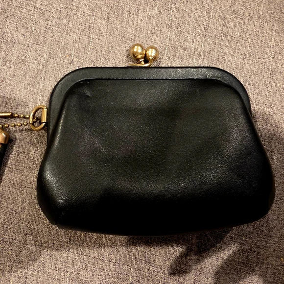 Coach 1941 Collection Black Leather Kiss-Lock with ROGUE tag - Picture 2 of 12